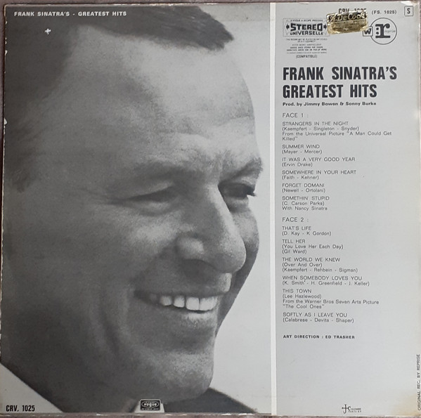 Frank Sinatra ‎ Frank Sinatra S Greatest Hits