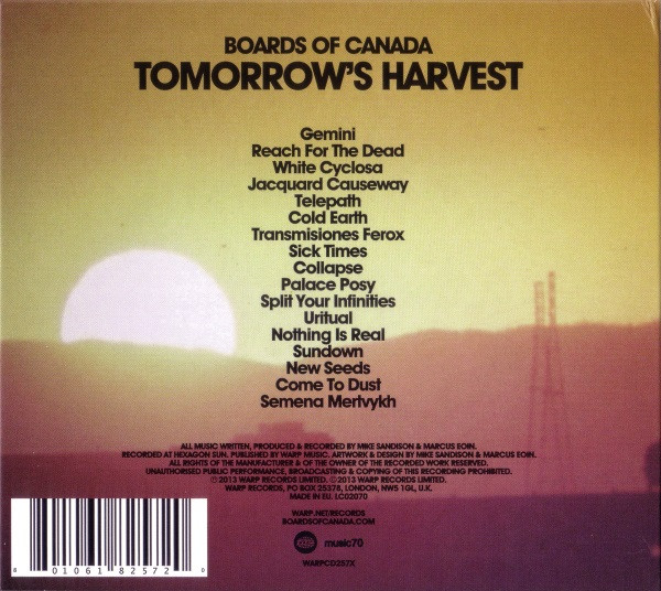 Boards Of Canada – Tomorrow's Harvest