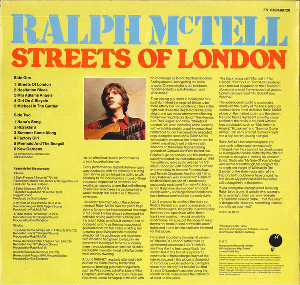 Ralph McTell – Streets Of London